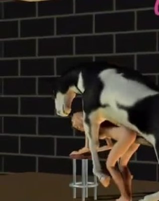 Анимационное зоопорно конь трахает блондинку